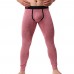 Mens Thermal Tights Elastic U Convex Pouch Sleepwear Fitness Long Johns