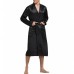 Mens Comfortable Mid Long Bathrobe Lightweight Sleepwear Loungewear