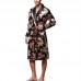 INCERUN Mens Satin Silk Pajamas Kimono Bathrobe Robe Dressing Gown Sleepwear Loungewear