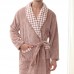 Men Thick Warm Robes Bathrobe Comfort Autumn Winter Pajamas Home Sleepwear