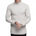 Mens Fashion Cotton High Collar Sweaters